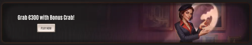 Neon54 Bonus Crab promotional banner with an exclusive reward offer.